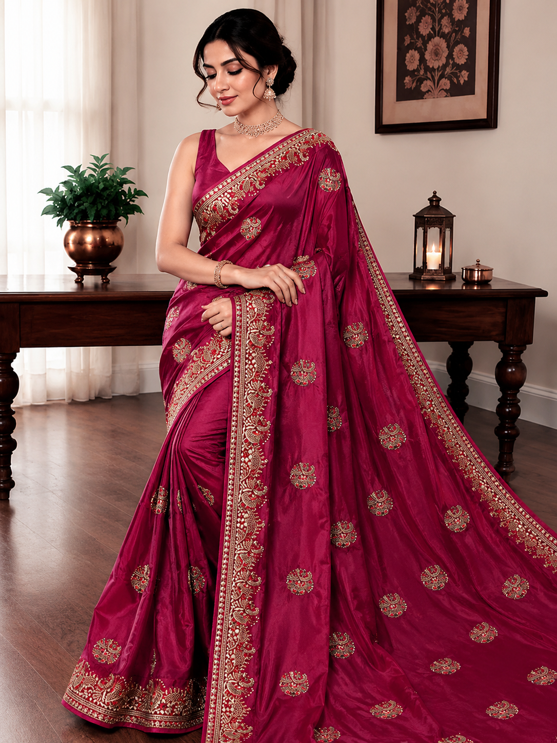 Semi Kanjeevaram Silk Saree