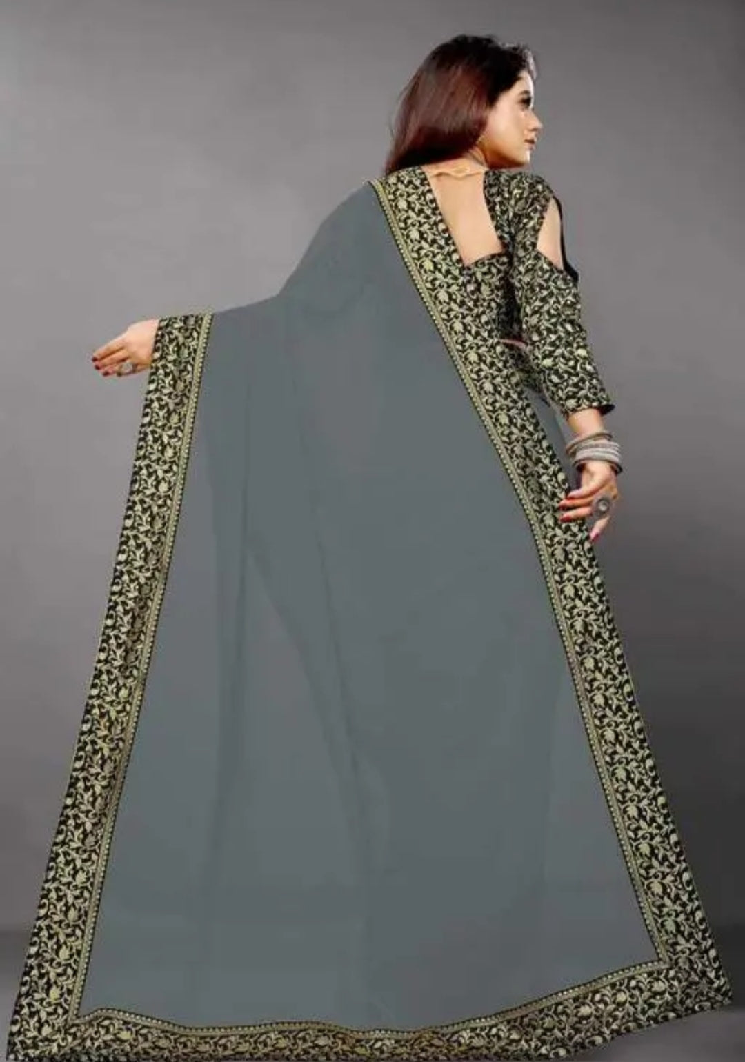 Plain Saree