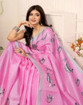 Tarsh Enterprises Women's Printed Trendy Art Silk Saree with Blouse Mat...