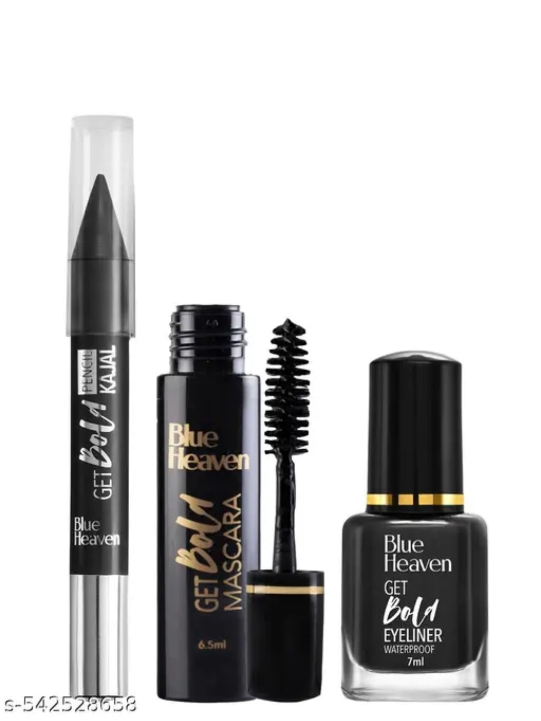 Blues Heaven Get Bold Eyeliner 7MI +  Mascara 6.5MI + K...