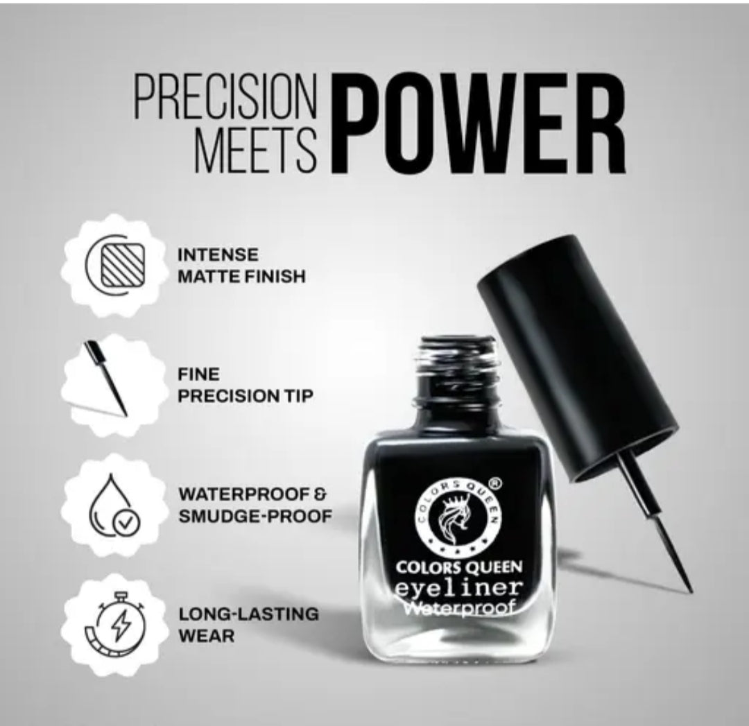 Colors Queen Liquid Matte Eyeliner  /   Long Lasting &  Lig...