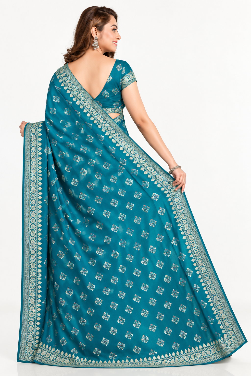 Banarasi jecquard saree