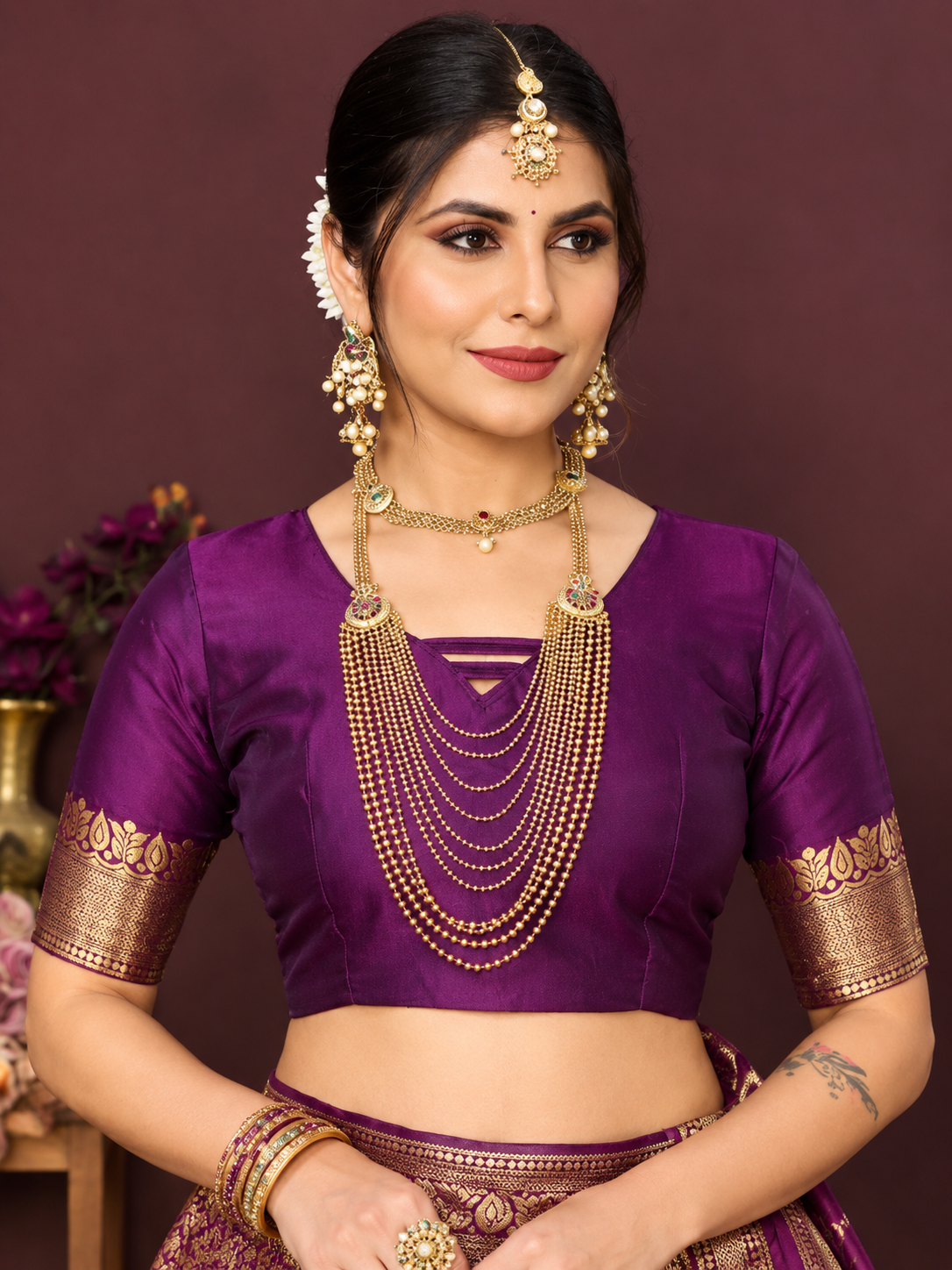 Jbk Enterprise New Womens Banarasi Silk Saree
