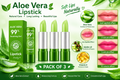 3 PCS GREEN LIPSTICK ALOEVERA MOISTURIZING LIPSTICK NOT...